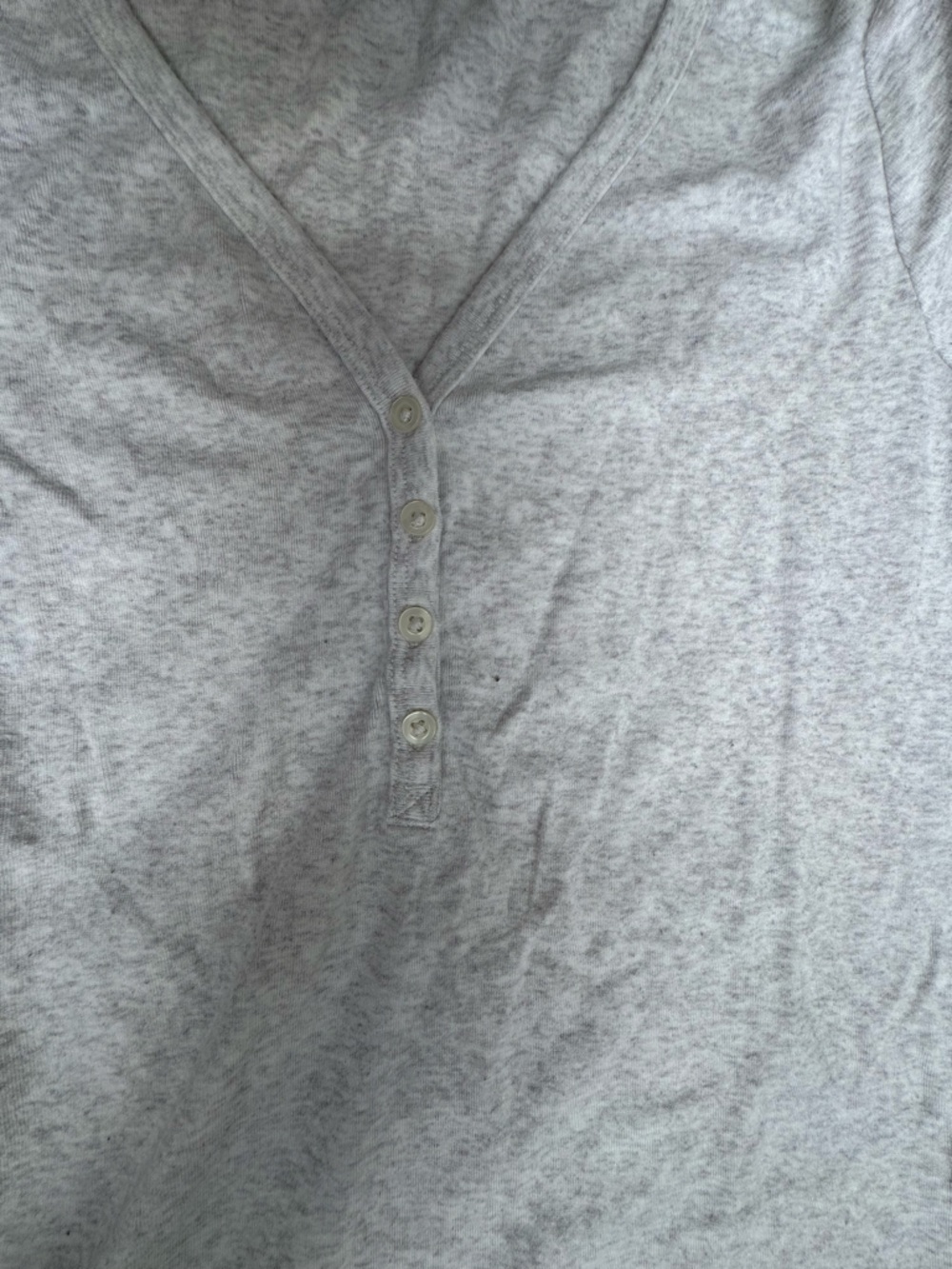 Amazon Essentials Women's Long-Sleeve Henley Top in Light Cream - Picture 7 of 8